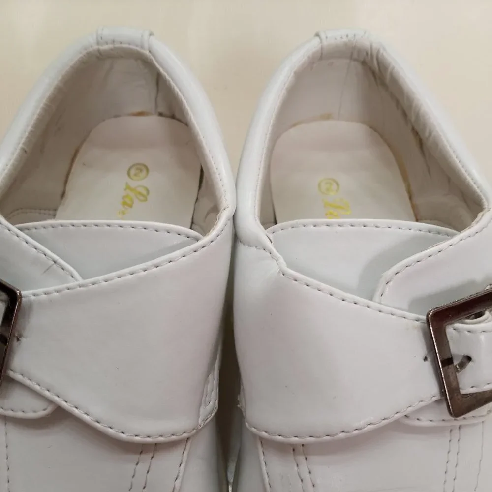 White Shoes - Boys Sz 2 . Formal Wedding, Baptism or First Holy Communion